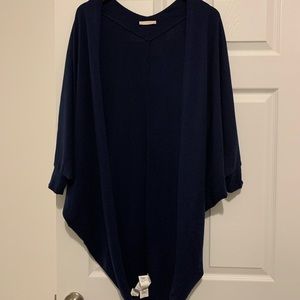 Open drapey cardigan